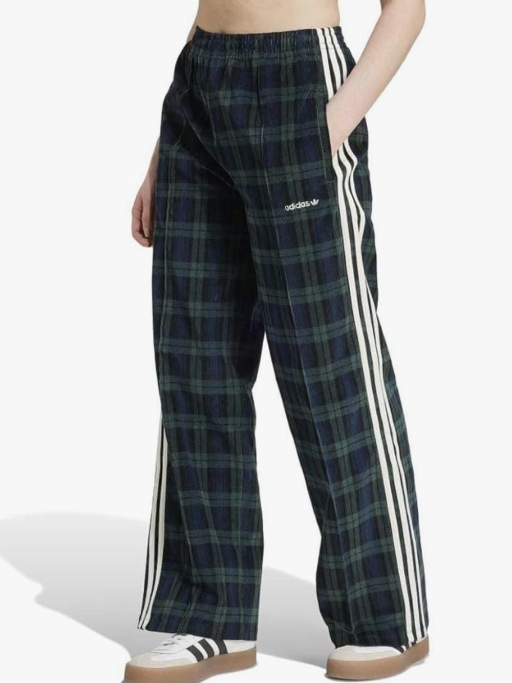 Adidas Originals Tartan, Navy & Green Plaid,, Tik tok IG Viral, FIFA, Limited! - Picture 2 of 13